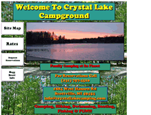 Tablet Screenshot of crystallakecamping.com